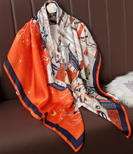 Charger l'image dans la galerie, Nos foulards LJS se déclinent sous différents styles, ils sauront mettre en lumière votre style.
Matière : Nous utilisons du véritable satin pour nos foulards.
Dimensions : L 110 x L 110cm
Livraison rapide : Nous proposons une livraison rapide partout