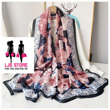 Charger l'image dans la galerie, GRAND FOULARD EN SATIN SOIE