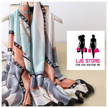 Charger l'image dans la galerie, GRAND FOULARD EN SATIN SOIE