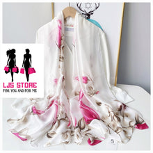 Charger l'image dans la galerie, GRAND FOULARD EN SATIN SOIE