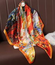 Charger l'image dans la galerie, Nos foulards LJS se déclinent sous différents styles, ils sauront mettre en lumière votre style.
Matière : Nous utilisons du véritable satin pour nos foulards.
Dimensions : L 110 x L 110cm
Livraison rapide : Nous proposons une livraison rapide partout
